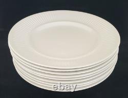 (9) Johnson Bros Athena Ironstone England White Dinner Plates 10 3/4