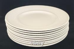 (9) Johnson Bros Athena Ironstone England White Dinner Plates 10 3/4