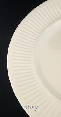 (9) Johnson Bros Athena Ironstone England White Dinner Plates 10 3/4