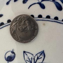 9 Johnson Bros Indies Blue & White Made in England Dinner Plates 9 1/2 VTG