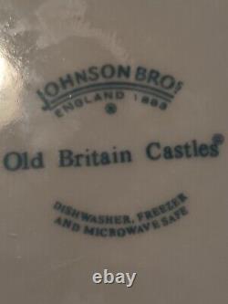 9 Johnson Brothers Pink Old Britain Castles 10 Dinner Plates