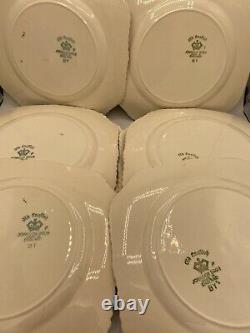 9-PC SET Cups Saucers & Plates Johnson Bros England Salad Dessert California