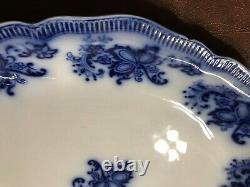 ANTIQUE JOHNSON BROTHERS PRINCETON FLOW BLUE (c. 1900) SERVING PLATTER