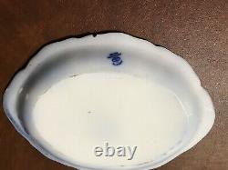 ANTIQUE JOHNSON BROTHERS PRINCETON FLOW BLUE (c. 1900) SERVING PLATTER