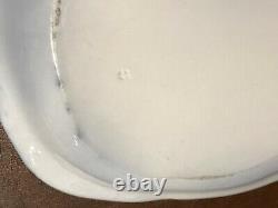 ANTIQUE JOHNSON BROTHERS PRINCETON FLOW BLUE (c. 1900) SERVING PLATTER