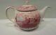 A Johnson Bros Historic America Pink Mount Vernon Teapot