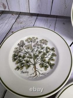 A Tiffany & Co Herbs Garden 4 Pc Set By Johnson Bros. 7 7/8