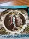 All 6 Different Johnson Bros Friendly Village Christmas Square Salad Plates