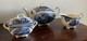 Amazing Vintage Johnson Brothers Old Britain Castles Blue 3-piece Tea Set