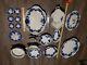 Antique Embossed Flow Blue Lot Of Damaged Nelson, Warwick Johnson Bros England+