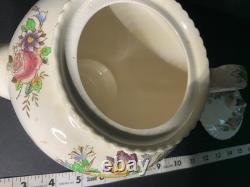 Antique Garden Bouquet Johnson Bros. Set of Tea Pot w lid