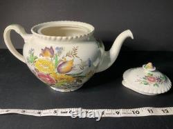 Antique Garden Bouquet Johnson Bros. Set of Tea Pot w lid