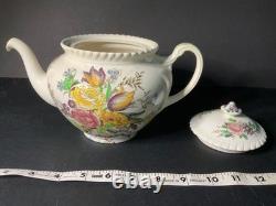 Antique Garden Bouquet Johnson Bros. Set of Tea Pot w lid