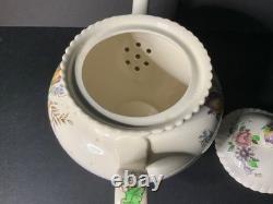 Antique Garden Bouquet Johnson Bros. Set of Tea Pot w lid