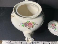 Antique Garden Bouquet Johnson Bros. Set of Tea Pot w lid