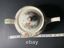 Antique Garden Bouquet Johnson Bros. Set of Tea Pot w lid