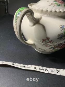 Antique Garden Bouquet Johnson Bros. Set of Tea Pot w lid