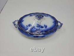 Antique JOHNSON BROS. England ST. LOUIS Flow Blue 9.5 Soup Tureen/Serving Dish