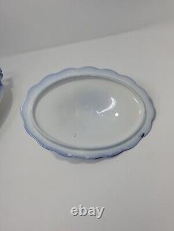 Antique JOHNSON BROS. England ST. LOUIS Flow Blue 9.5 Soup Tureen/Serving Dish