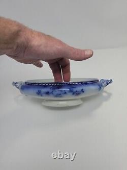 Antique JOHNSON BROS. England ST. LOUIS Flow Blue 9.5 Soup Tureen/Serving Dish