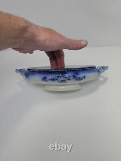 Antique JOHNSON BROS. England ST. LOUIS Flow Blue 9.5 Soup Tureen/Serving Dish