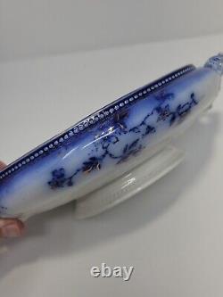 Antique JOHNSON BROS. England ST. LOUIS Flow Blue 9.5 Soup Tureen/Serving Dish