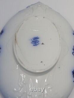 Antique JOHNSON BROS. England ST. LOUIS Flow Blue 9.5 Soup Tureen/Serving Dish