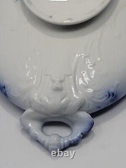 Antique JOHNSON BROS. England ST. LOUIS Flow Blue 9.5 Soup Tureen/Serving Dish