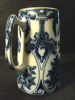 Antique Johnson Bro's. 7 Flow Blue Pitcher