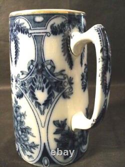 Antique Johnson Bro's. 7 Flow Blue Pitcher