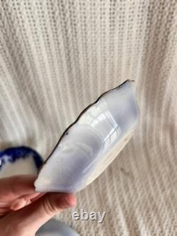 Antique Johnson Bros Brooklyn Flow Blue Set of 5 Berry/Dessert Bowls 6 Rare Min