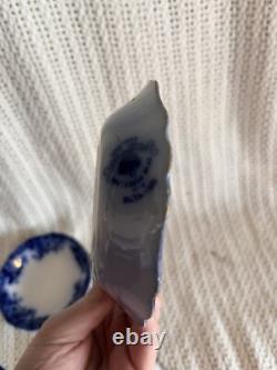 Antique Johnson Bros Brooklyn Flow Blue Set of 5 Berry/Dessert Bowls 6 Rare Min