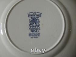 Antique Johnson Bros Brothers Haddon Hall English Porcelain 8 Dessert Plates