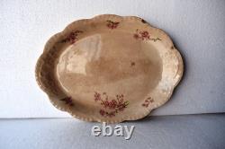 Antique Johnson Bros England Oval Floral Serving Platter Pink Blossoms 15 x 10R