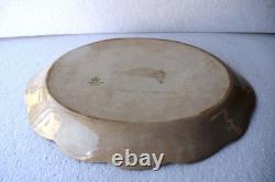 Antique Johnson Bros England Oval Floral Serving Platter Pink Blossoms 15 x 10R