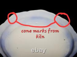 Antique Johnson Bros England Richmond 16 3/8 x 1.5in Flow Blue Platter EUC