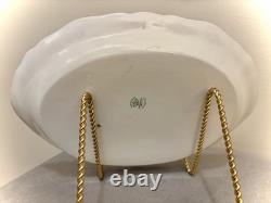 Antique Johnson Bros Glenwood Flow Green Staffordshire Platter 12.25 Pat 1902