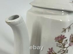 Antique Johnson Brothers Bros Ironstone England Porcelain Daisy Magnolia Teapot