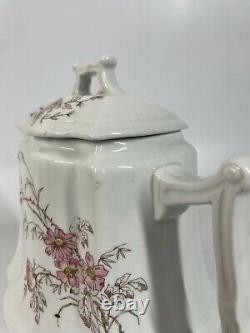 Antique Johnson Brothers Bros Ironstone England Porcelain Daisy Magnolia Teapot