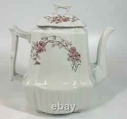 Antique Johnson Brothers Bros Ironstone England Porcelain Daisy Magnolia Teapot