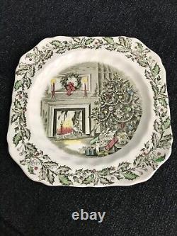 Antique Johnson Brothers Merry Christmas. Macquarie salad plates