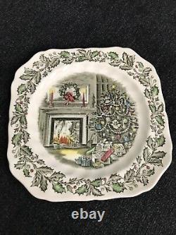 Antique Johnson Brothers Merry Christmas. Macquarie salad plates