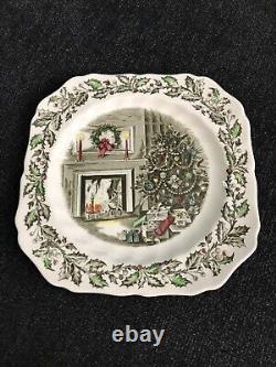 Antique Johnson Brothers Merry Christmas. Macquarie salad plates