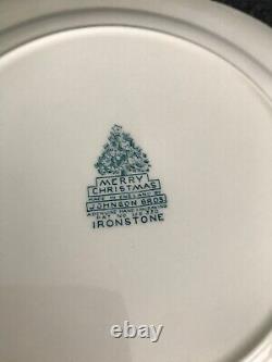 Antique Johnson Brothers Merry Christmas. Macquarie salad plates