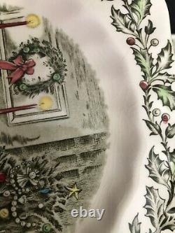 Antique Johnson Brothers Merry Christmas. Macquarie salad plates