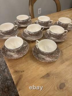 Antique Johnson Brothers Old English Countryside, 44 Pieces great condition