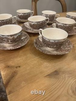 Antique Johnson Brothers Old English Countryside, 44 Pieces great condition