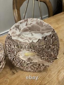 Antique Johnson Brothers Old English Countryside, 44 Pieces great condition