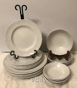 Antique Johnson Brothers Richmond White, Dinner, Salad Plates, Soup, Bread Bowls