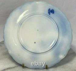 Antique Kenworth (Flow Blue) by Johnson Brothers, Set of 2 Salad Plates, 1900's